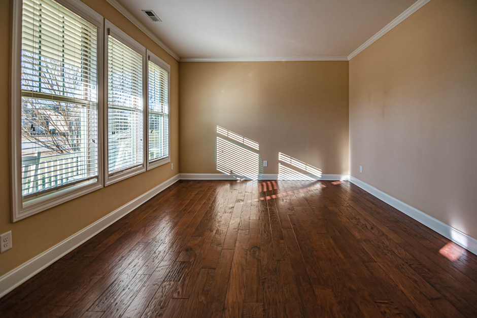 Sunlight shining through a bright clean energy efficient window